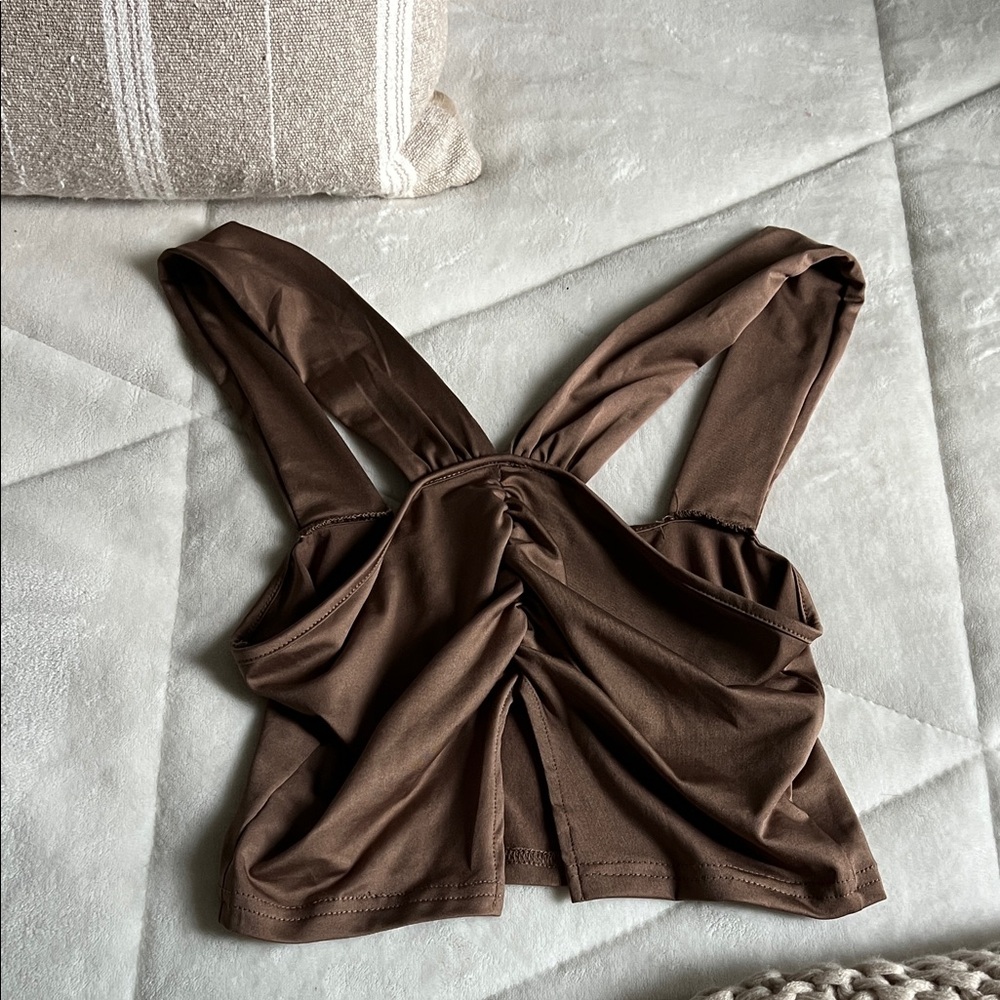 Brown Women's Top